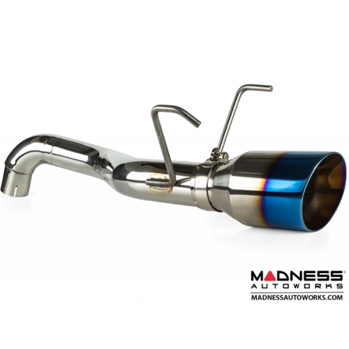 FIAT 500 Turbo Performance Axle Back Exhaust System by MADNESS - Blue